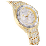 Dextera lux watch Swiss Made, Metal bracelet, Gold tone, Gold-tone finish